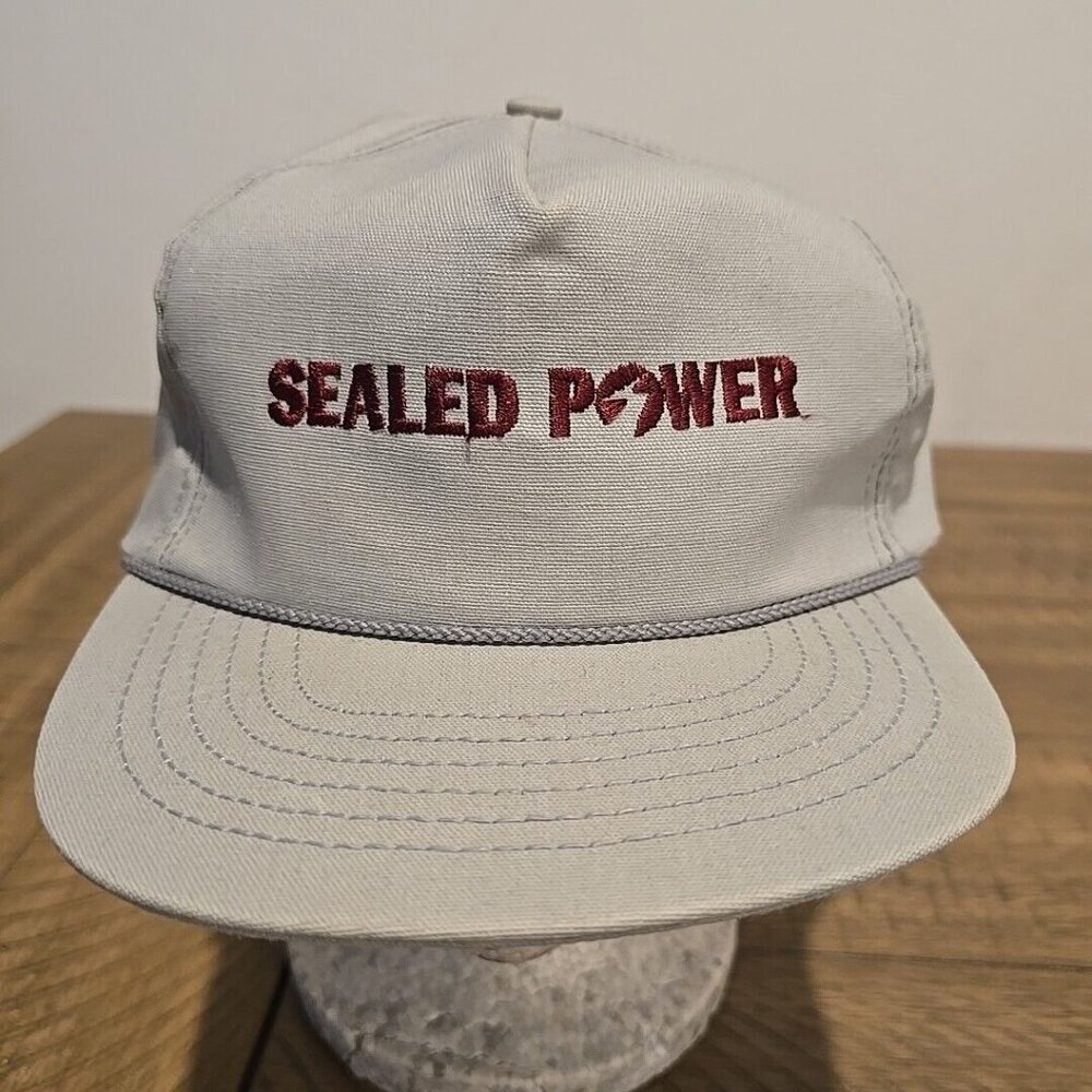 VTG Sealed Power High Performance Parts Racing Speed Dad Hat Cap Rope Strapback